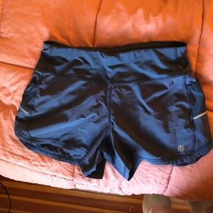 Athleta Blue Running Shorts sz S
